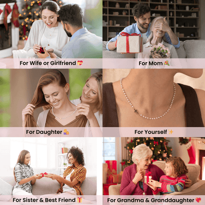 The Grace Pearl Cross Necklace